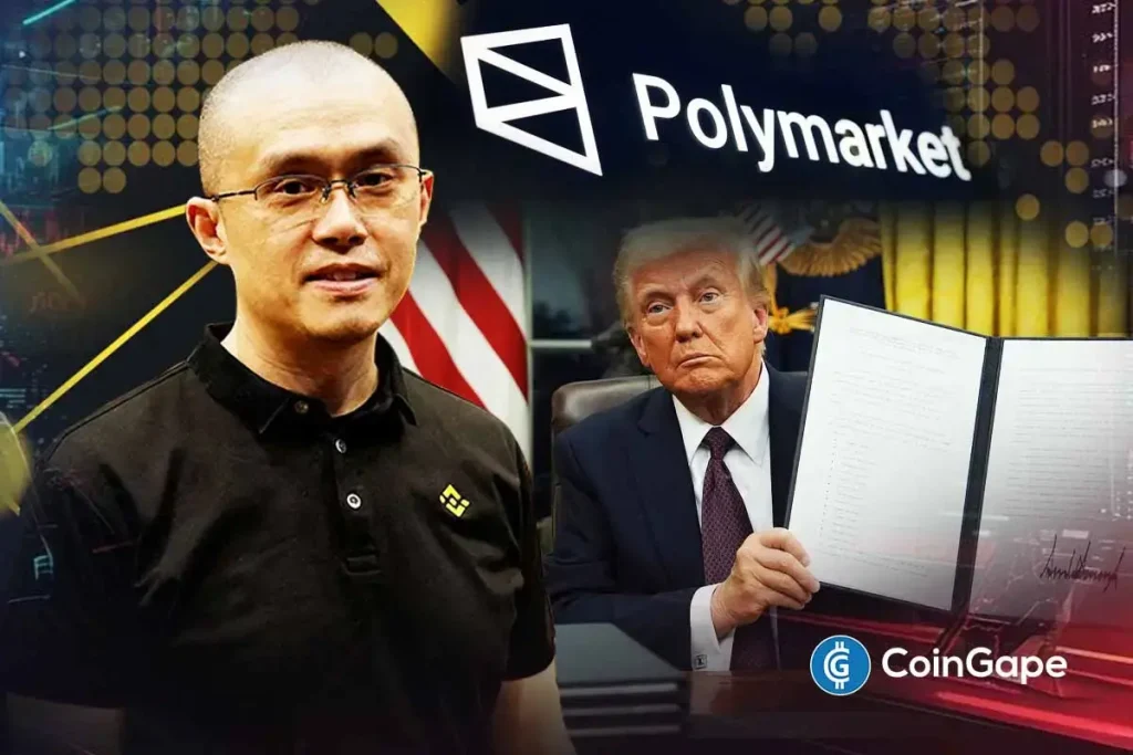 PolyMarket odds hit 62% on Changpeng Zhao’s return to Binance following Trump’s full pardon.