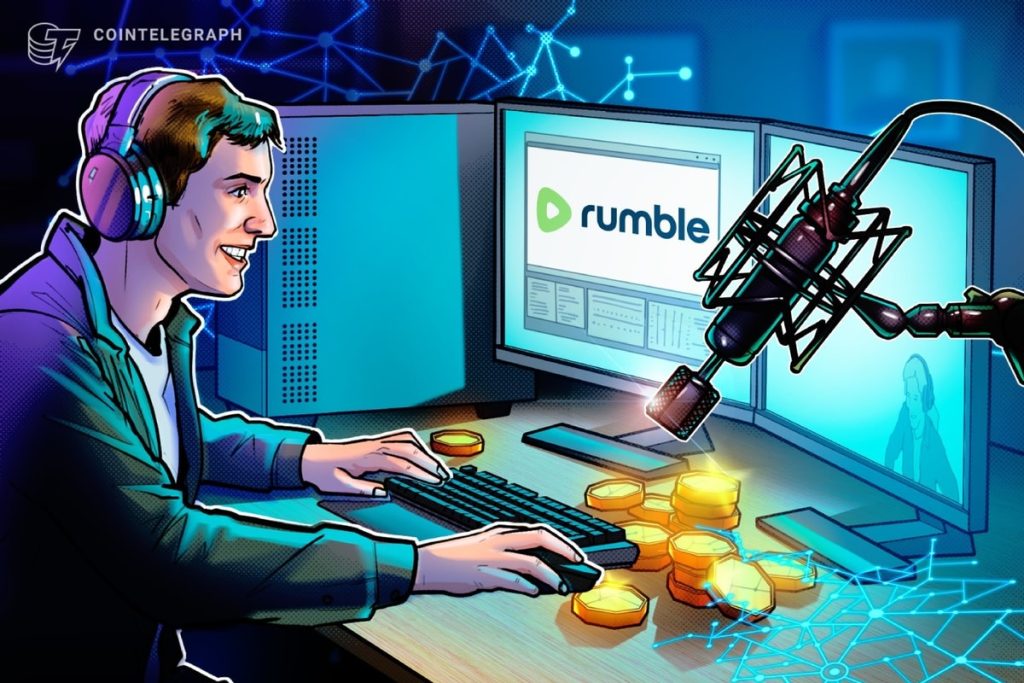 Rumble to Roll Out BTC Tips to Streaming Platform’s 51M Users Rumble to Roll Out BTC Tips to Streaming Platform’s 51M Users
