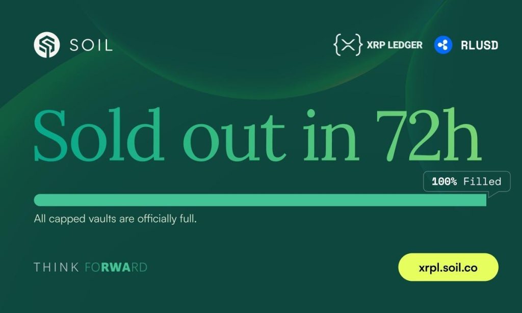 Soil Launches First Compliant RWA-Backed Yield Protocol on XRPL to Unlock Utility for RLUSD Holders