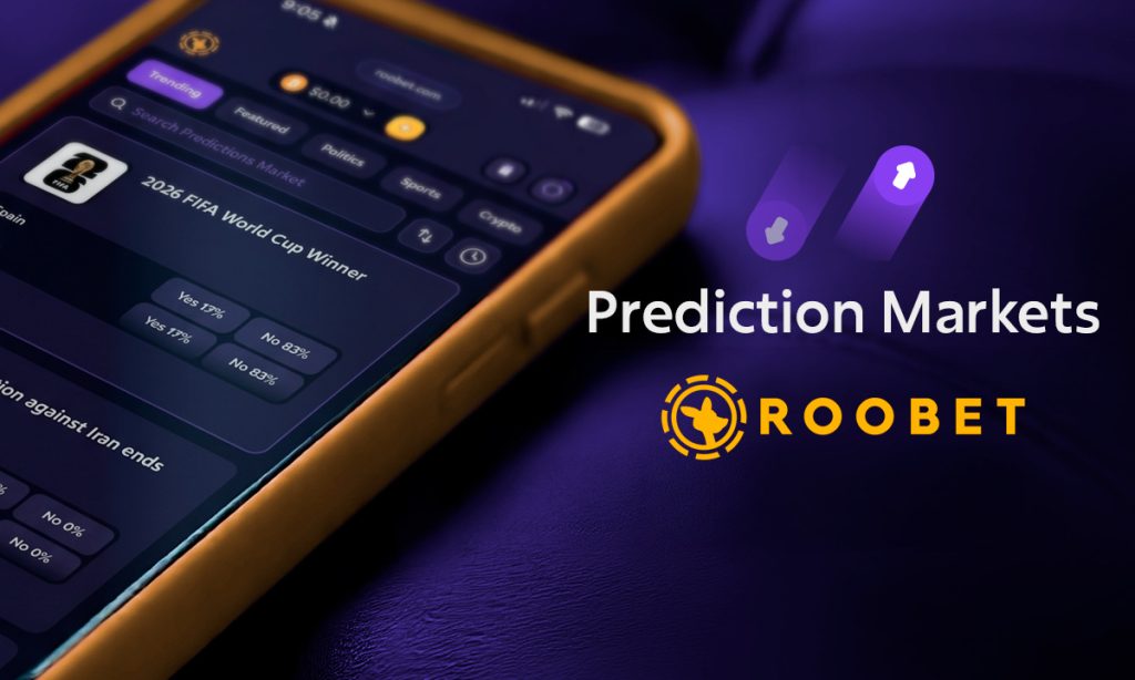 Roobet Launches Prediction Markets On May 6, The First Major Crypto Casino To Integrate The Format Roobet Launches Prediction Markets On May 6, The First Major Crypto Casino To Integrate The Format