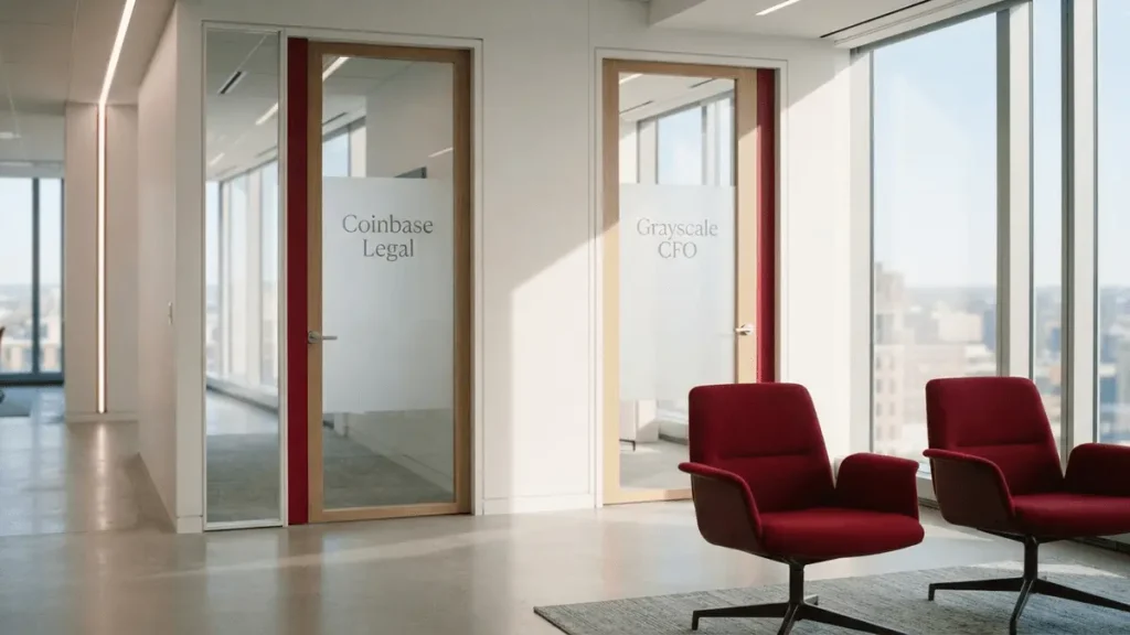 Coinbase CLO and Grayscale CFO Both Exit as Crypto Regulation Era Begins